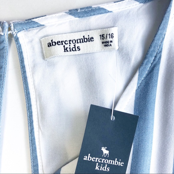 {Abercrombie Kids} Striped Romper - Picture 6 of 7